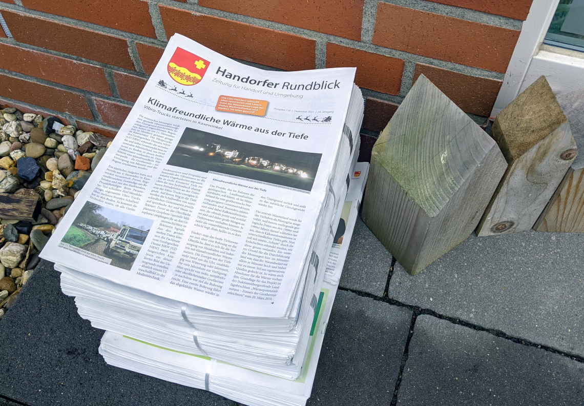 Bereit zur Verteilung: Der Handorfer Rundblick