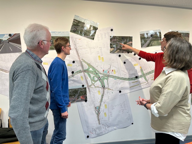 Vertreter der CDU Handorf informieren sich ber die Projekte B481n und B51 bei Straen.NRW.